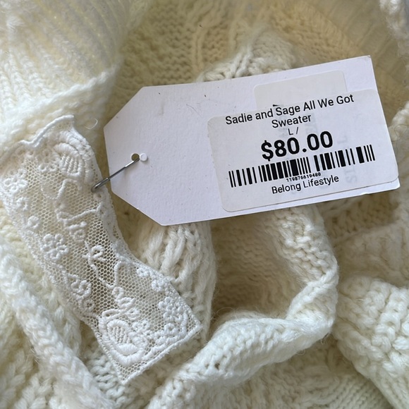 Sadie & Sage Crop Style Sweater - Picture 9 of 12